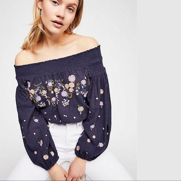 free people smocked top